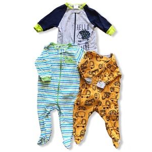 Gerber | footed cotton sleepers lot of 3